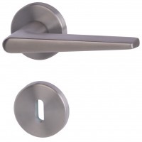 Sirius - R - Edelstahl - Türdrücker / Rosettengarnitur - Südmetall Sirius - R - Edelstahl - Türdrücker / Rosettengarnitur - Südmetall