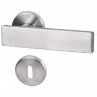 Detroit - R - Edelstahl - Türklinke / Rosettengarnitur Detroit - R - Edelstahl - Türklinke / Rosettengarnitur