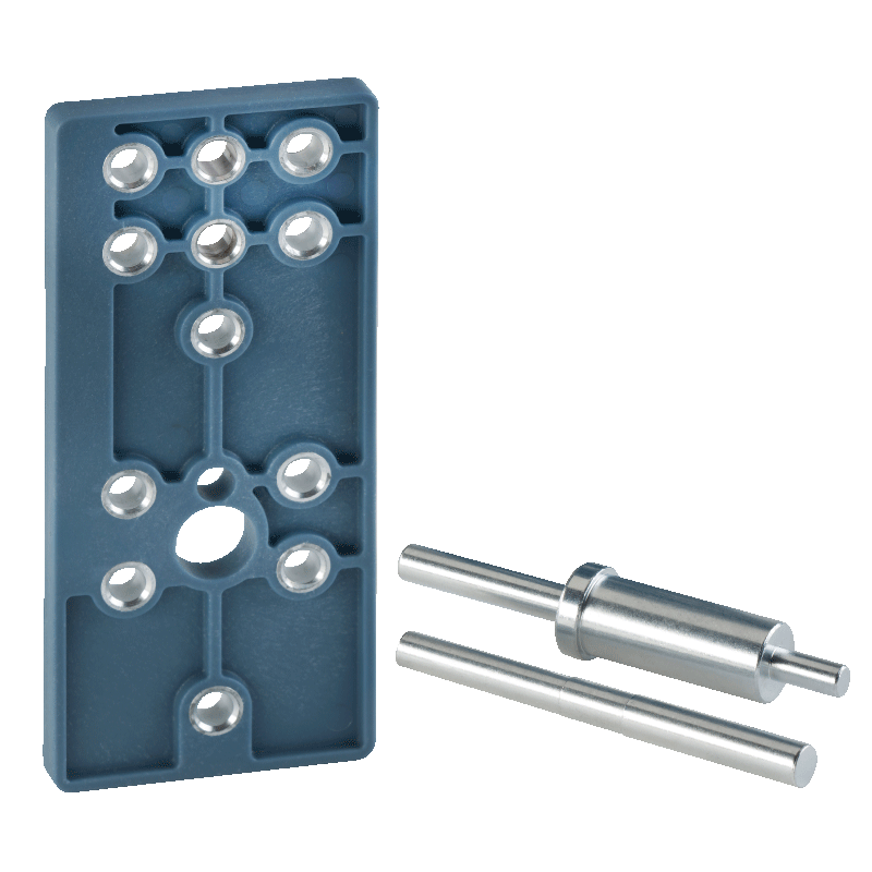 Bohrschablone für Türdrücker / Bohrlehre für Türklinken | tuerenmarkt24