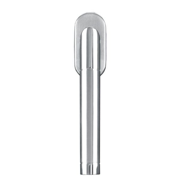 Genua II - Edelstahl poliert/matt - Fenstergriff / Rasterolive - Halbolive - Griffwelt Genua II - Edelstahl poliert/matt - Fenstergriff / Rasterolive - Halbolive - Griffwelt