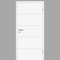 Mala 10 Zimmertür / Innentür RAL 9003 mit Zarge CPL Weißlack Mala 10 Zimmertür / Innentür RAL 9003 mit Zarge CPL Weißlack