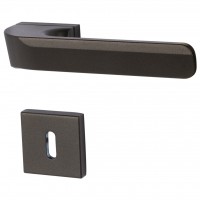 Glory Quad - R - Schwarzstahl - Türklinke / Rosettengarnitur Glory Quad - R - Schwarzstahl - Türklinke / Rosettengarnitur