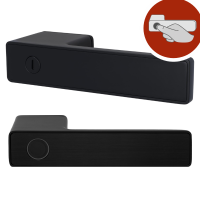 Minimo Q Fingerprint - Tiefschwarz - Türdrücker - Griffwelt Minimo Q Fingerprint - Tiefschwarz - Türdrücker - Griffwelt