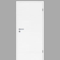 Esche Weiß Innentür / Zimmertür mit Zarge CPL Maserung Quer Esche Weiß Innentür / Zimmertür mit Zarge CPL Maserung Quer