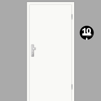Weißlack 10 Wohnungstüren / Schallschutztüren mit Zarge CPL RAL 9010 Weißlack 10 Wohnungstüren / Schallschutztüren mit Zarge CPL RAL 9010