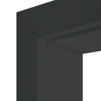 Anthrazit matt Türzarge / Zarge für Wohnungstür G-TEC RAL 7016 KR1 60/20 Anthrazit matt Türzarge / Zarge für Wohnungstür G-TEC RAL 7016 KR1 60/20