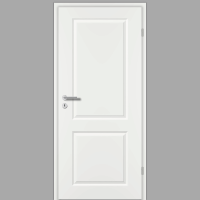 Como C2 Zimmertür / Innentür Weiss RAL 9016 mit Zarge CPL Weißlack Como C2 Zimmertür / Innentür Weiss RAL 9016 mit Zarge CPL Weißlack