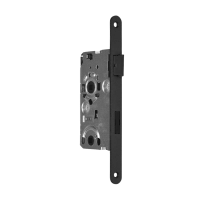 WC - Schlosskasten schwarz / Einsteckschloss - Badtür rechts WC - Schlosskasten schwarz / Einsteckschloss - Badtür rechts