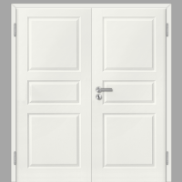 Elegance 03 Doppeltüren / Doppelflügeltür Weiß CPL RAL 9010 mit Zarge Elegance 03 Doppeltüren / Doppelflügeltür Weiß CPL RAL 9010 mit Zarge