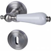 Poseidon - R weiß - Türdrücker / Rosettengarnitur - Südmetall Poseidon - R weiß - Türdrücker / Rosettengarnitur - Südmetall