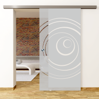 Lira Motiv Klar - Glasschiebetür - Set Komplett mit Softclose & Griff - Erkelenz Glas GmbH Lira Motiv Klar - Glasschiebetür - Set Komplett mit Softclose & Griff - Erkelenz Glas GmbH