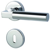 Alaska - R - Chrom - Türdrücker / Rosettengarnitur - Südmetall GmbH Alaska - R - Chrom - Türdrücker / Rosettengarnitur - Südmetall GmbH