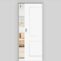 Elegance 02 Schiebetür in der Wand laufend - Landhaustür / Stiltür RAL 9003 Polarweiss Elegance 02 Schiebetür in der Wand laufend - Landhaustür / Stiltür RAL 9003 Polarweiss