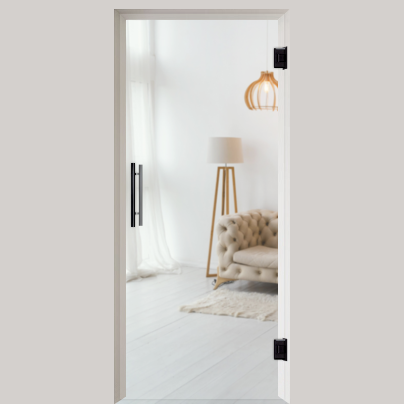 Pendeltür Klarglas - Ganzglastür / Glastür