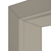 Seidengrau matt Türzarge / Zarge für Wohnungstür G-TEC RAL 7044 KR1 60/20 Seidengrau matt Türzarge / Zarge für Wohnungstür G-TEC RAL 7044 KR1 60/20