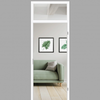 Windfangelement mit Oberlicht für Zimmertüren DIN rechts - Blockrahmen / Typ 10 Windfangelement mit Oberlicht für Zimmertüren DIN rechts - Blockrahmen / Typ 10