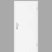 Esche Weiß Wohnungstüren / Schallschutztüren mit Zarge CPL Maserung Aufrecht Esche Weiß Wohnungstüren / Schallschutztüren mit Zarge CPL Maserung Aufrecht