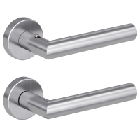 LUCIA RUND - smart2lock - Edelstahl - Türdrücker / Rosettengarnitur - Griffwerk LUCIA RUND - smart2lock - Edelstahl - Türdrücker / Rosettengarnitur - Griffwerk