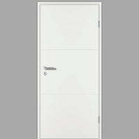 Riva RI12 Zimmertür / Innentür Weiss RAL 9016 mit Zarge CPL Weißlack Riva RI12 Zimmertür / Innentür Weiss RAL 9016 mit Zarge CPL Weißlack