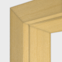 Limba Echtholzfurnierte Türzarge / Zarge Furnier Limba Echtholzfurnierte Türzarge / Zarge Furnier