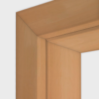Buche Echtholzfurnierte Türzarge / Zarge für Wohnungstür Furnier Buche Echtholzfurnierte Türzarge / Zarge für Wohnungstür Furnier
