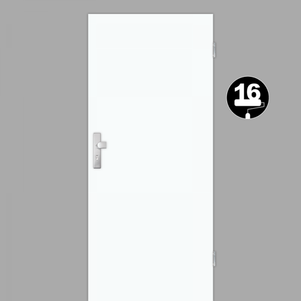 Verkehrsweiß 16 Wohnungstüren / Schallschutztüren CPL RAL 9016