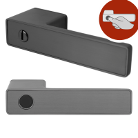 Minimo Q Fingerprint - Umbragrau - Türdrücker - Griffwelt Minimo Q Fingerprint - Umbragrau - Türdrücker - Griffwelt