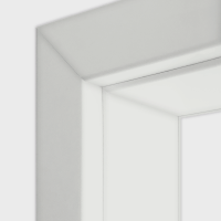 Weißlack matt RAL 9016 Türzarge / Zarge für Wohnungstür G-TEC KR1 60/20 Verkehrsweiß Weißlack matt RAL 9016 Türzarge / Zarge für Wohnungstür G-TEC KR1 60/20 Verkehrsweiß