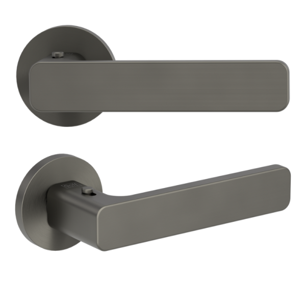 Vaya 265 Aris rund - smart2lock - Kaschmirgrau - Türdrücker / Rosettengarnitur - Griffwerk