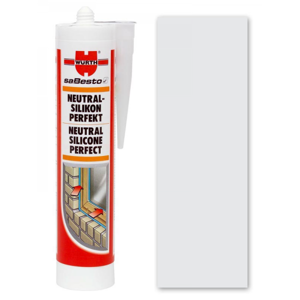 Seidengrau Silikon - Dichtstoff / Maleracryl 310 ml - Würth GmbH & Co. KG