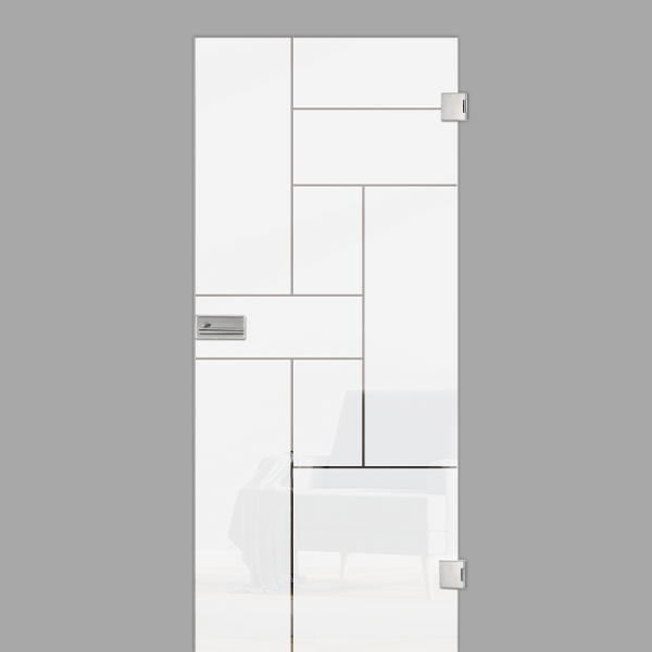 quadratus Motiv klar - Ganzglastür / Glastür - Erkelenz quadratus Motiv klar - Ganzglastür / Glastür - Erkelenz