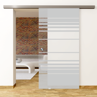 Selina Motiv Klar - Glasschiebetür - Set Komplett mit Softclose & Griff - Erkelenz Glas GmbH Selina Motiv Klar - Glasschiebetür - Set Komplett mit Softclose & Griff - Erkelenz Glas GmbH