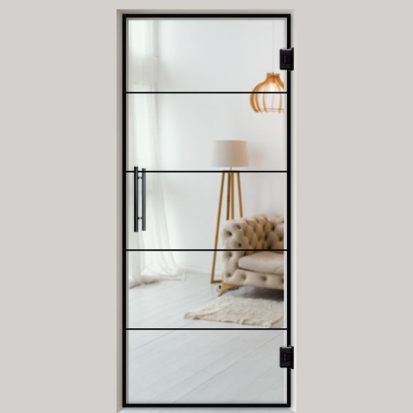 Pendeltür NoirLine 1 - Ganzglastür / Glastür - Lofttüren | NoirLine