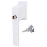 Erwin absperrbar - Aluminum Weiß RAL 9016 - Fenstergriff / Rasterolive - Südmetall Erwin absperrbar - Aluminum Weiß RAL 9016 - Fenstergriff / Rasterolive - Südmetall