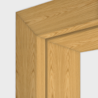 Eiche Amerikanisch Echtholzfurnierte Türzarge / Zarge Furnier Eiche Amerikanisch Echtholzfurnierte Türzarge / Zarge Furnier