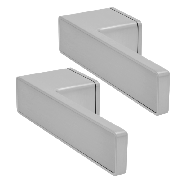 Minimo Q - Edelstahl finish - Türdrücker - Griffwelt Minimo