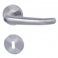 Nordpol II - R Basic - Türdrücker / Rosettengarnitur - Südmetall  Nordpol II - R Basic - Türdrücker / Rosettengarnitur - Südmetall