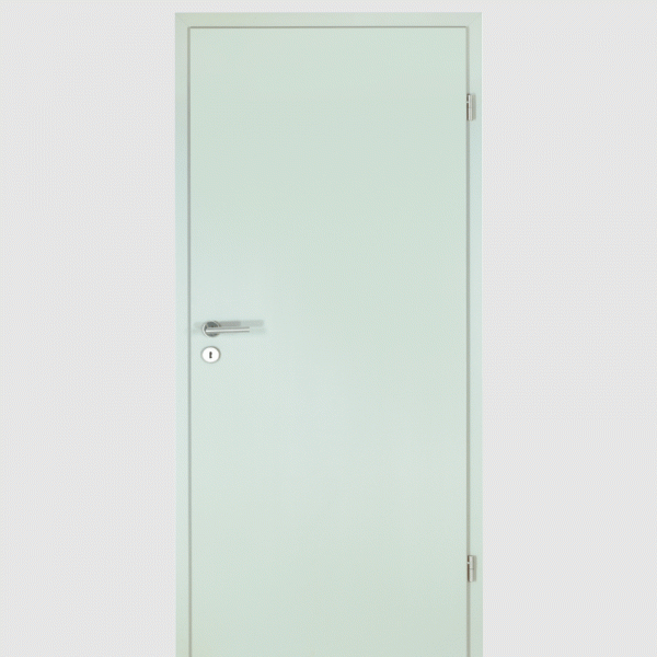 Perlgrau Innentür / Zimmertür mit Zarge lackiert - Lebolit