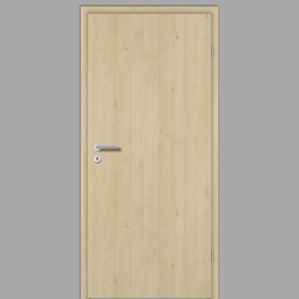 Natura Ahorn Zimmertür / Innentür CPL mit Zarge Maserung Aufrecht