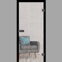 Wire Mattprint - Ganzglastüren / Glastüren mit Zarge Komplettset - Erkelenz Wire Mattprint - Ganzglastüren / Glastüren mit Zarge Komplettset - Erkelenz