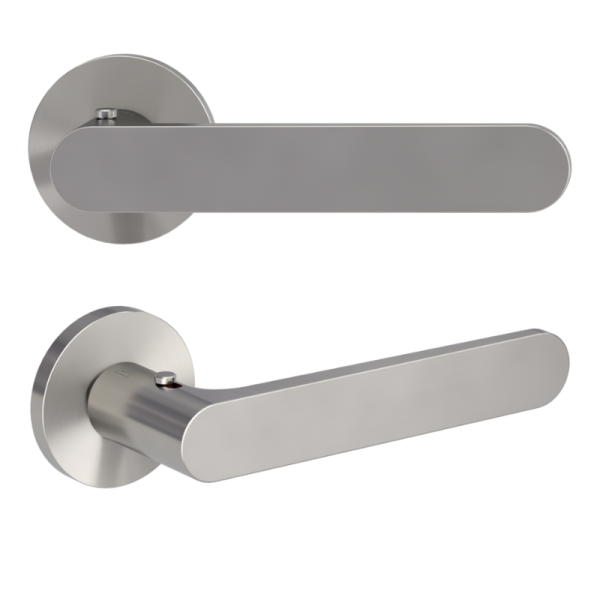 Vaya 291 Avus rund - smart2lock - Samtgrau - Türdrücker / Rosettengarnitur - Griffwerk
