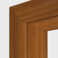 Macoré Echtholzfurnierte Türzarge / Zarge Furnier Macoré Echtholzfurnierte Türzarge / Zarge Furnier