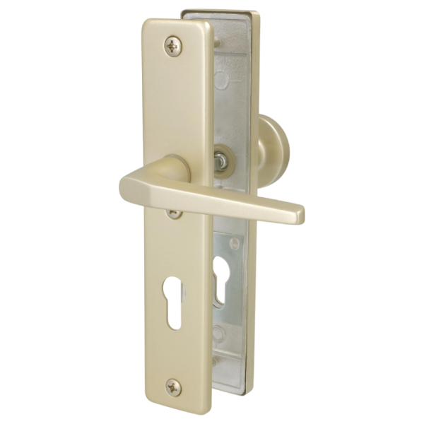 Tora II-LS/LS - Aluminium F2 - Knopf/Drücker - Schutzbeschlag für Wohnungstüren Tora II-LS/LS - Aluminium F2 - Knopf/Drücker - Schutzbeschlag für Wohnungstüren