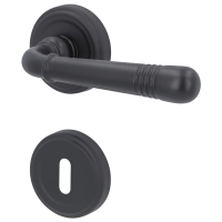Scarlet-R - Schwarz matt - Türdrücker / Rosettengarnitur - Südmetall Scarlet-R - Schwarz matt - Türdrücker / Rosettengarnitur - Südmetall