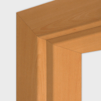 Buche Türzarge / Zarge für Wohnungstür CPL Rundkante  Buche Türzarge / Zarge für Wohnungstür CPL Rundkante