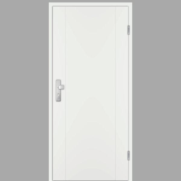 Riva RI2 Wohnungstüren / Schallschutztüren mit Zarge RAL 9016