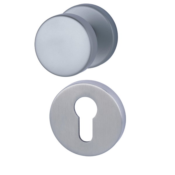 Ronny-R - Alu F1 Pearl-sat.- Türdrücker für Wohnungseingangstüren - Südmetall