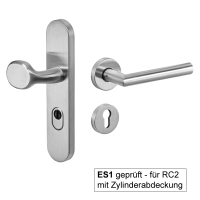Security ES1 Kombi - Edelstahl - Sicherheitsbeschlag / Schutzbeschlag für Wohnungstüren Security ES1 Kombi - Edelstahl - Sicherheitsbeschlag / Schutzbeschlag für Wohnungstüren