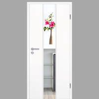 Polarweiss 03 - Light 2-M - Holzglastür mit Zarge CPL RAL 9003 Polarweiss 03 - Light 2-M - Holzglastür mit Zarge CPL RAL 9003