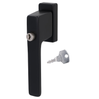 Erwin absperrbar - Aluminum Schwarz - Fenstergriff / Rasterolive - Südmetall Erwin absperrbar - Aluminum Schwarz - Fenstergriff / Rasterolive - Südmetall